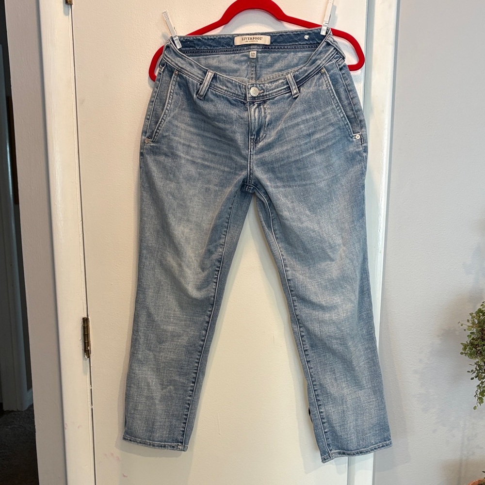 Liverpool Women's Denim Straight Leg Jeans